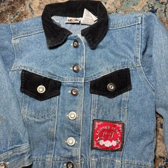 1996 Looney Tunes Denim Jacket - Picture 5 of 7